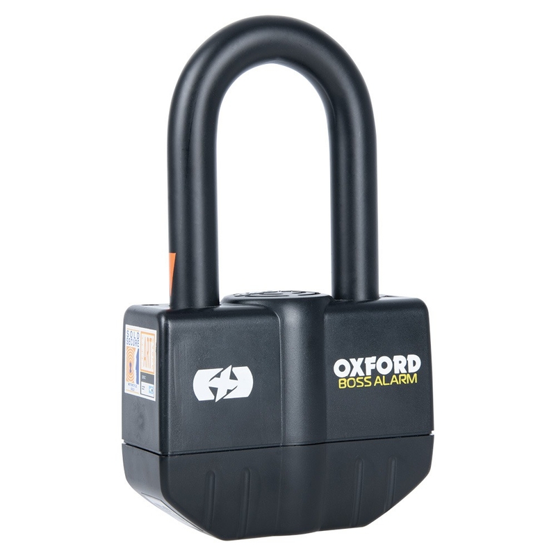 Skivebremselås Oxford U Profile Big Boss Alarm sort
