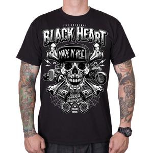 T-shirt til mænd Black Heart Sinner sort