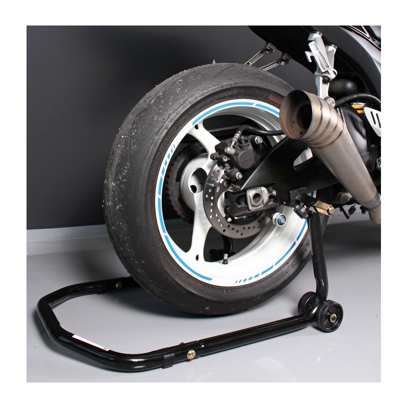 Sada motostojanů R-TECH přední + zadní s kolečky - II. jakost