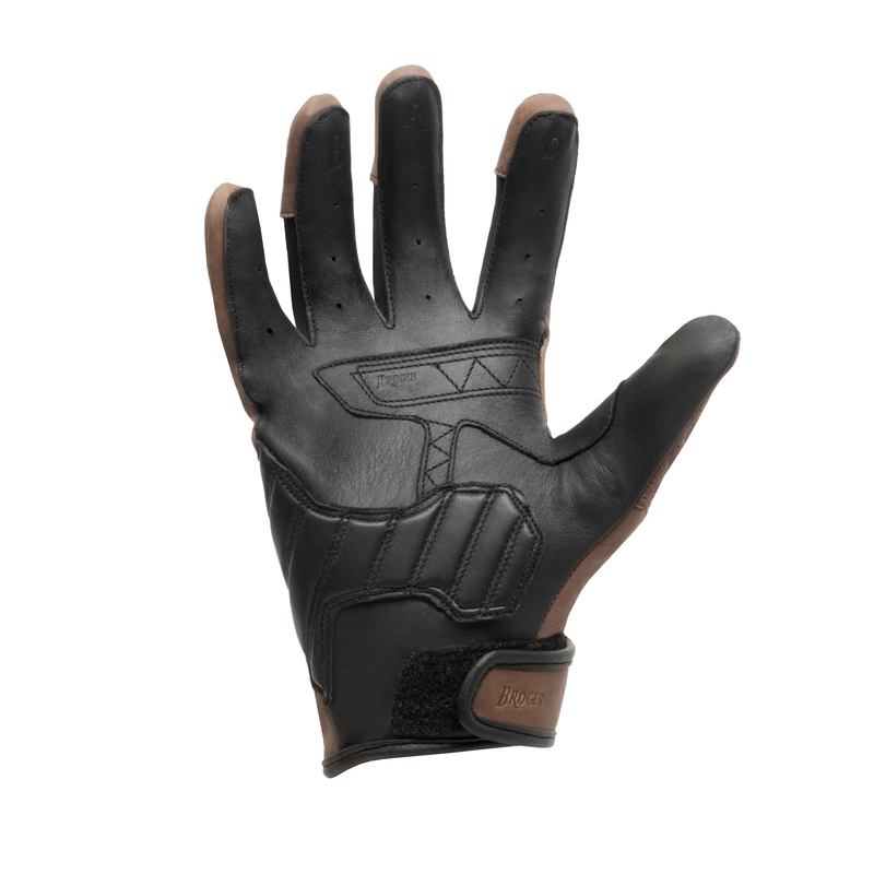 BROGER California Vintage motorcykelhandsker Brun udsalg