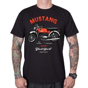 Sort Heart Mustang-skjorte til mænd