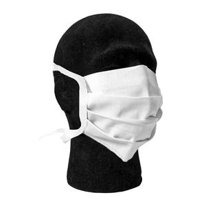 Draperet bomuld, hvid