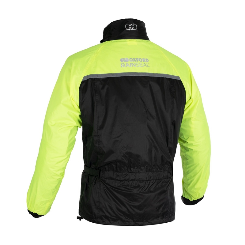 Oxford Rain Seal 22 sort-fluogul regnjakke