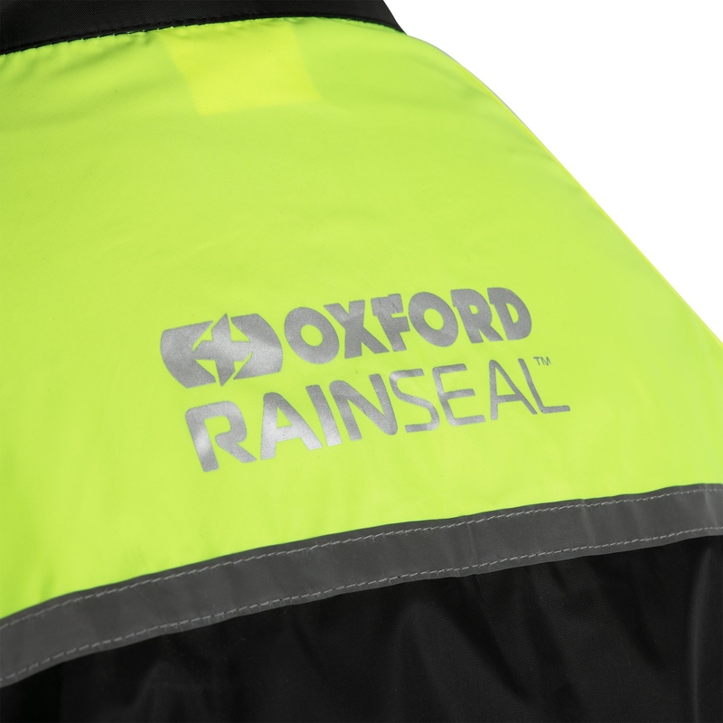 Oxford Rain Seal 22 sort-fluogul regnjakke