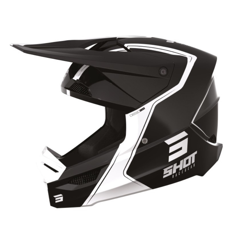 Motokrosová přilba Shot Furious Reflex bílo-černá výprodej