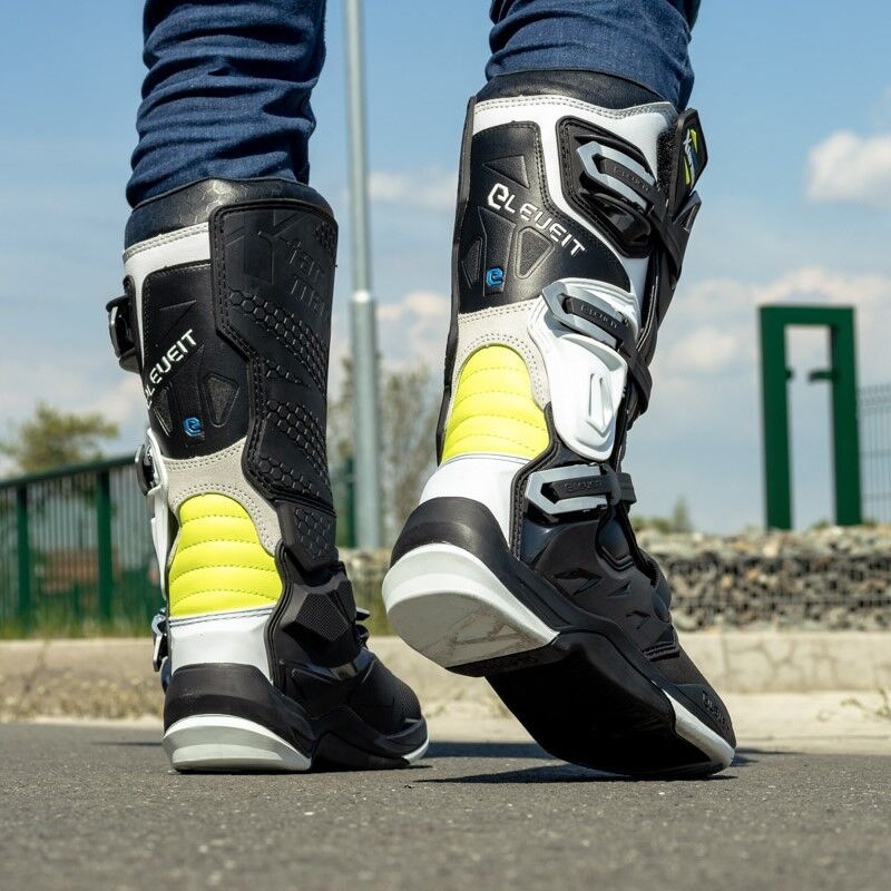 Boty na motorku Eleveit X-Tarmac černo-fluo žluté výprodej