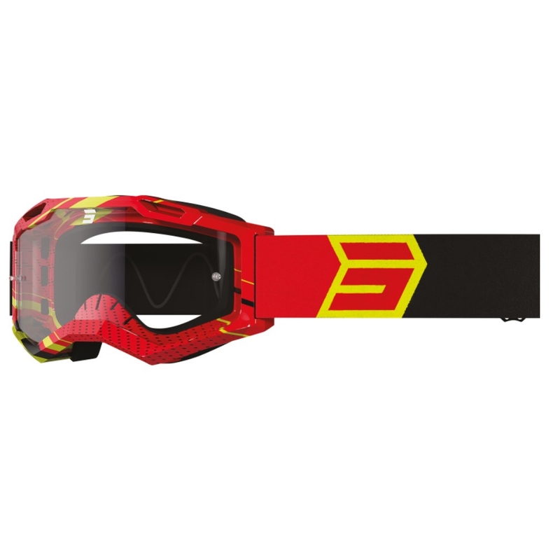 Motokrosové brýle Shot Assault 2.0 Drop žluto-černo-červené