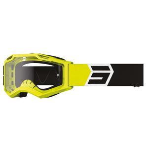 Motocross-briller Shot Assault 2.0 Solar sort-gul