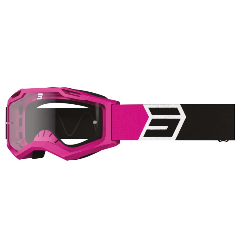 Motocross-briller Shot Assault 2.0 Solar sort og pink