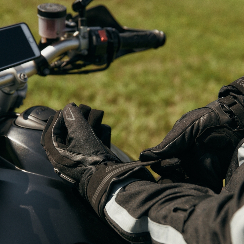 Motorcykelhandsker Ozone Touring WP sort