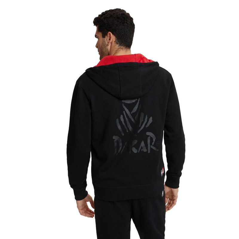 Sweatshirt DAKAR DKR DIRT 4 sort udsalg