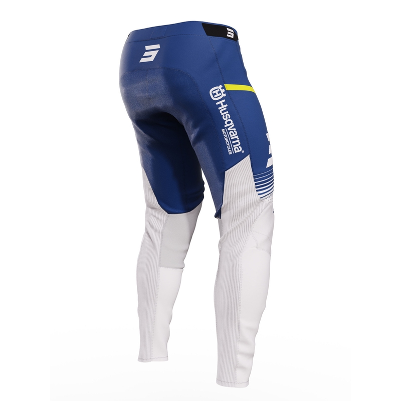 Shot Aerolite Husqvarna LE motocrossbukser hvid-blå udsalg