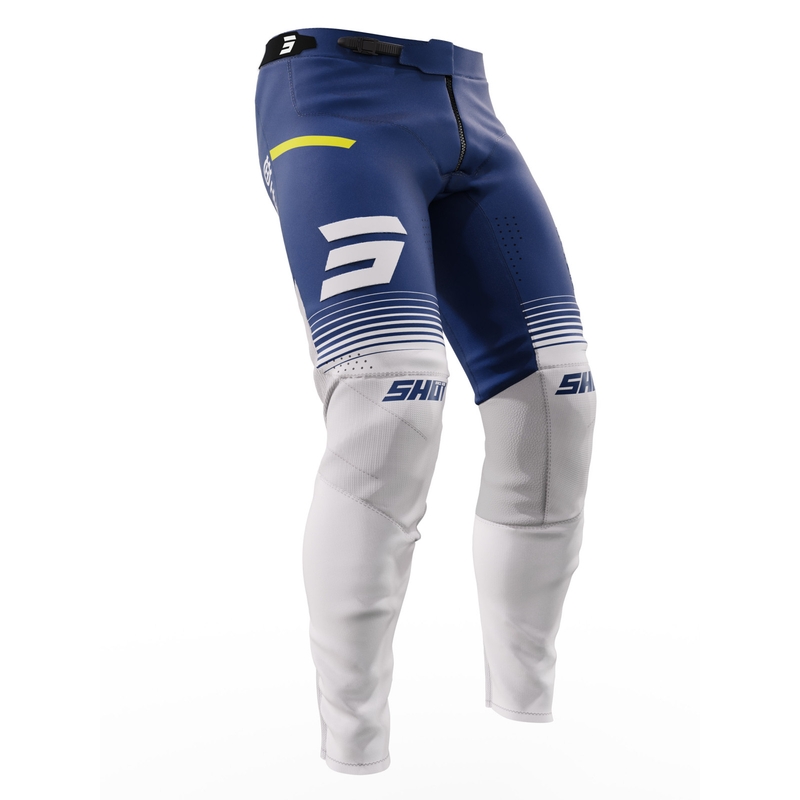 Shot Aerolite Husqvarna LE motocrossbukser hvid-blå udsalg