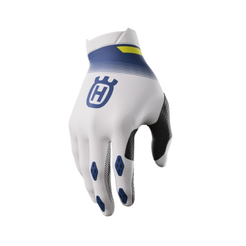 Motocross handsker Shot Aerolite Husqvarna LE hvid-blå udsalg