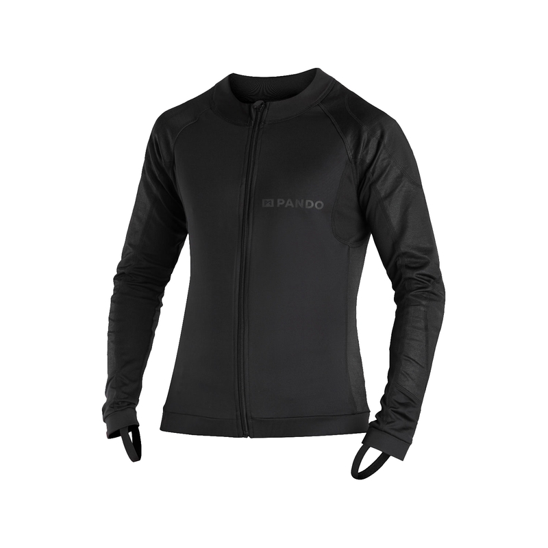 Motorcykelskjorte PANDO MOTO Shell UH sort udsalg