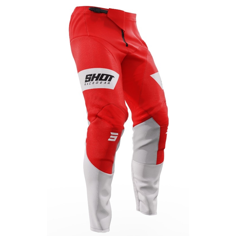 Motocross Pants Shot Contact Scope hvid-rød udsalg