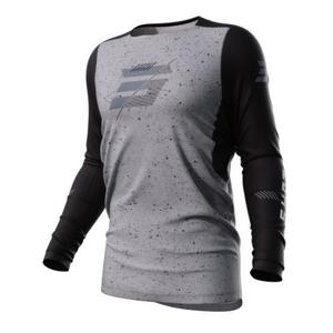 Motocrosstrøje Shot Contact Speck sort-grå udsalg