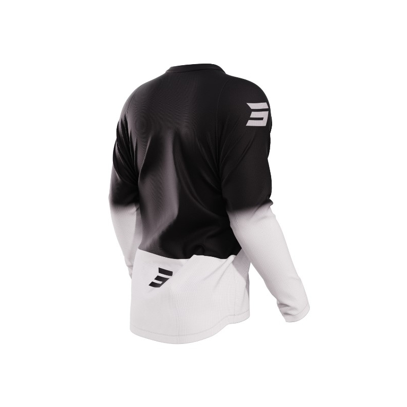 Motokrosový dres Shot Devo Reflex šedo-bílo-černý