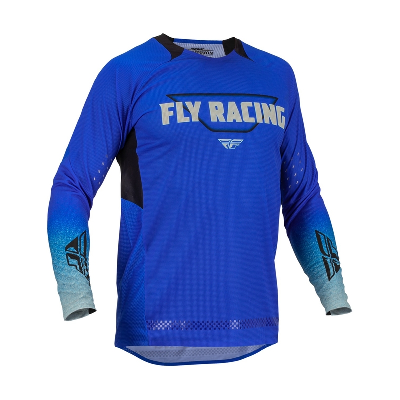 Motocross-trøje FLY Racing Evolution DST. sort-blå udsalg