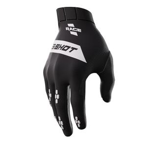 Motocrosshandsker Shot Race sort og hvid udsalg