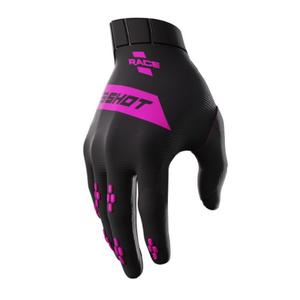 Motocrosshandsker Shot Race sort og pink udsalg