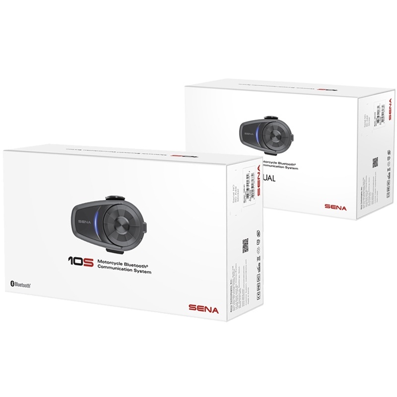 Sæt med 2 Bluetooth-håndfri headset SENA 10S udsalg