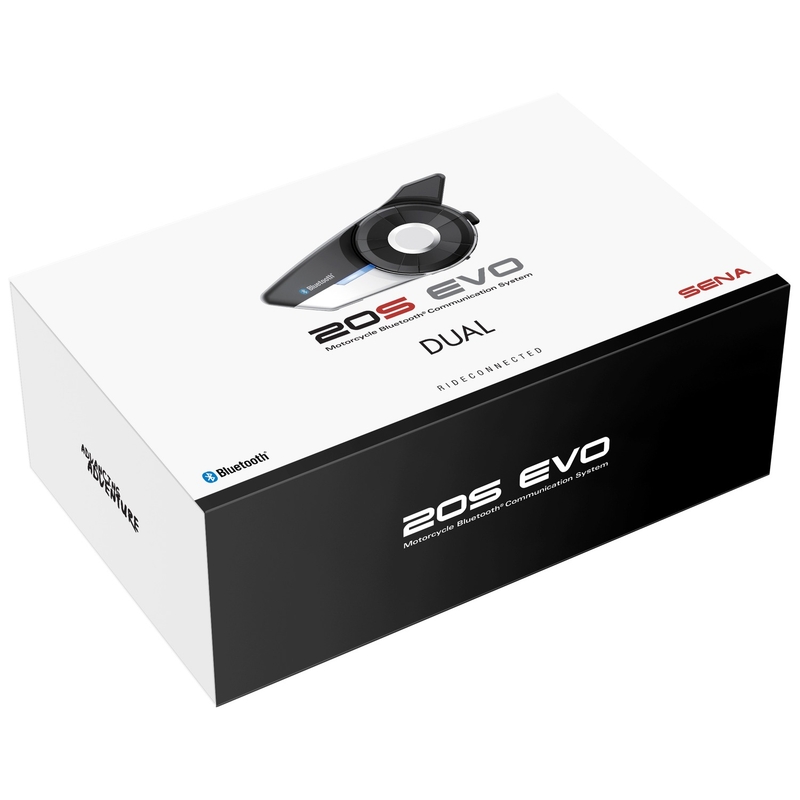 Sæt med 2 stk. bluetooth-håndfri headset SENA 20S EVO