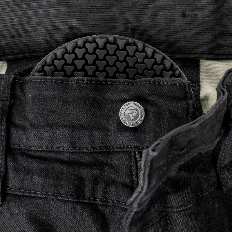Rebelhorn Ash Black Motorcycle Jeans til kvinder udsalg