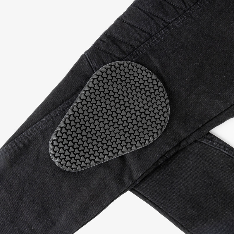 Rebelhorn Ash Black Motorcycle Jeans til kvinder udsalg