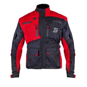 Shot Racetech sort og rød motorcykeljakke