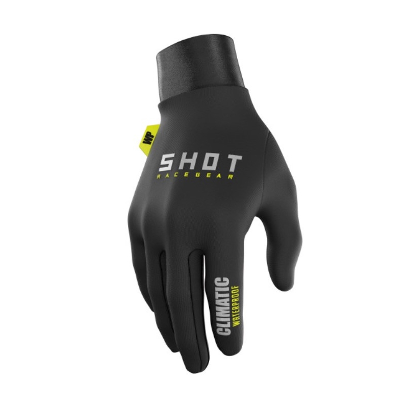 Motocrosshandsker Shot Climatic 3.0 sort-fluogul
