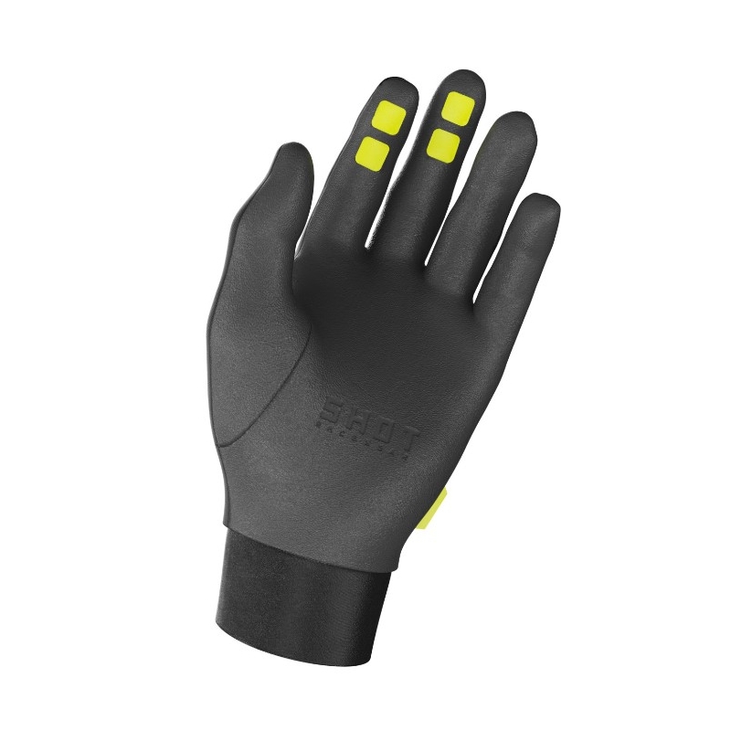 Motocrosshandsker Shot Climatic 3.0 sort-fluogul