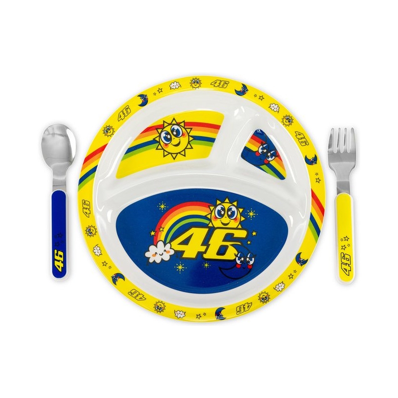 Spisebordssæt til børn VR46 Valentino Rossi Sun and Moon