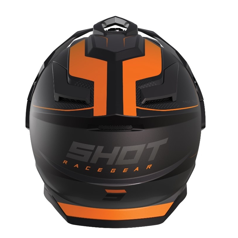 Enduro přilba Shot Trek Rally černo-oranžová