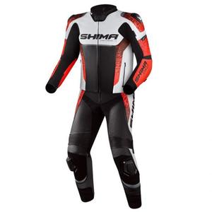Shima STR 2.0 sort-hvid-fluorrød motorcykeloverall