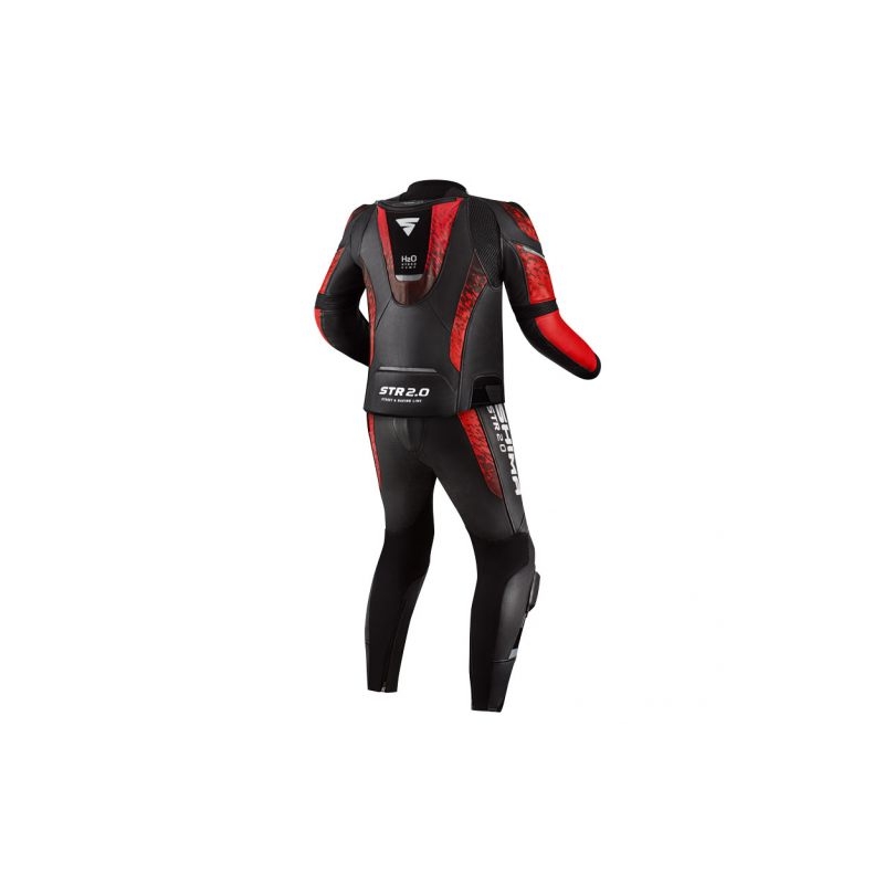 Shima STR 2.0 motorcykeloveralls sort og rød