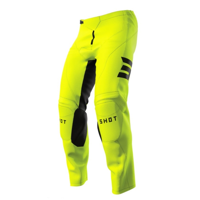 Dětské motokrosové kalhoty Shot Raw Kid Escape černo-fluo žluté výprodej