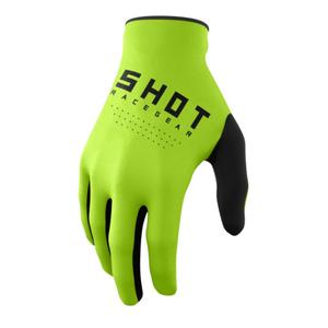 Motocrosshandsker til børn Shot Raw Kid grøn udsalg