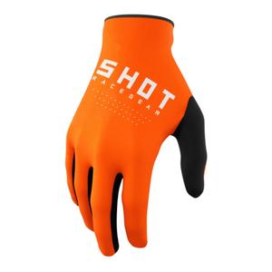 Motocrosshandsker til børn Shot Raw Kid orange udsalg