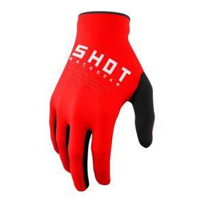 Motocrosshandsker til børn Shot Raw Kid rød udsalg