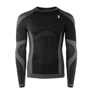 Funktionsskjorte til mænd Rilax Noah sort - langærmet