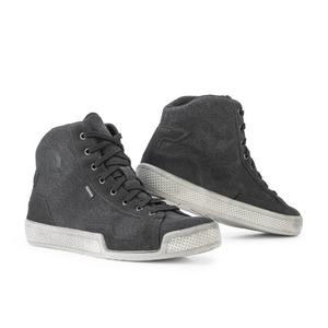 Eleveit Antibes WP Canvas sorte motorcykelstøvler