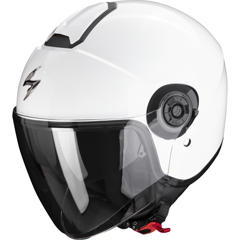 Scorpion EXO-CITY II Solid åben hjelm, hvid