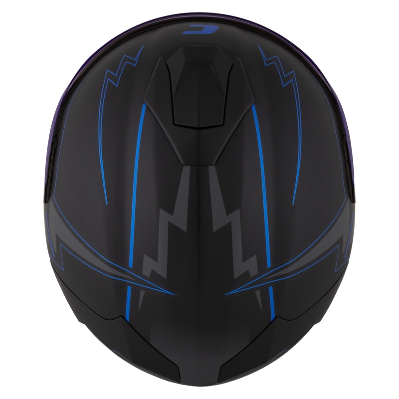Integral motorcykelhjelm Cassida Integral GT 2.1 Flash sort-blå-grå