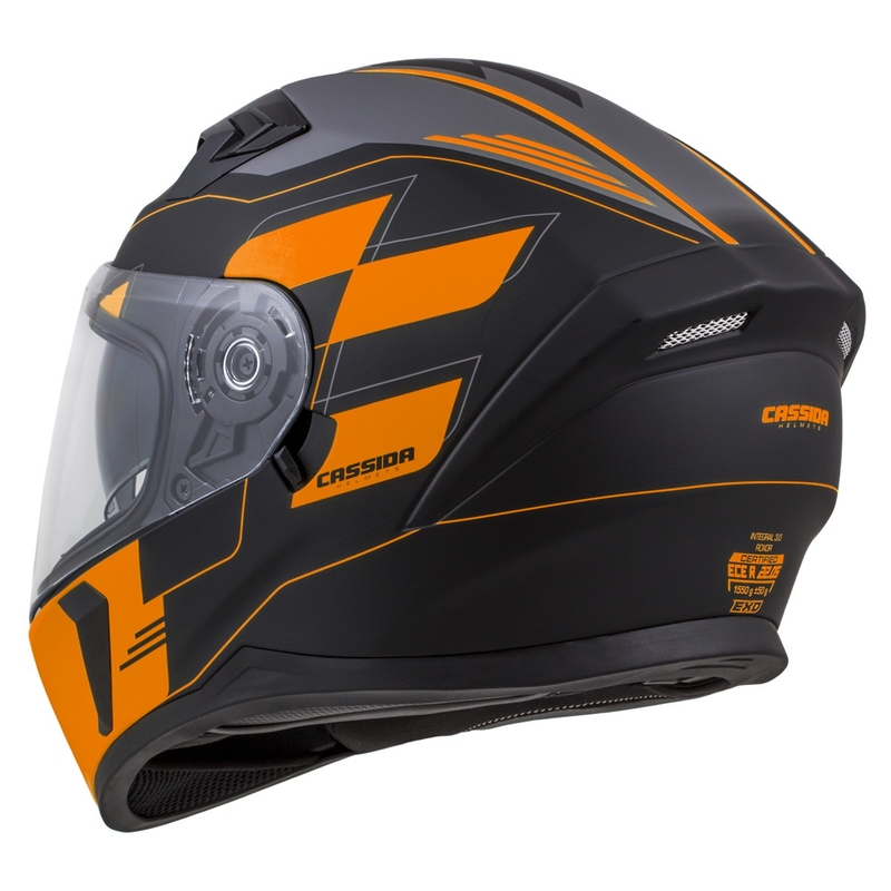 Integralhjelm Cassida Integral 3.0 RoxoR sort-orange