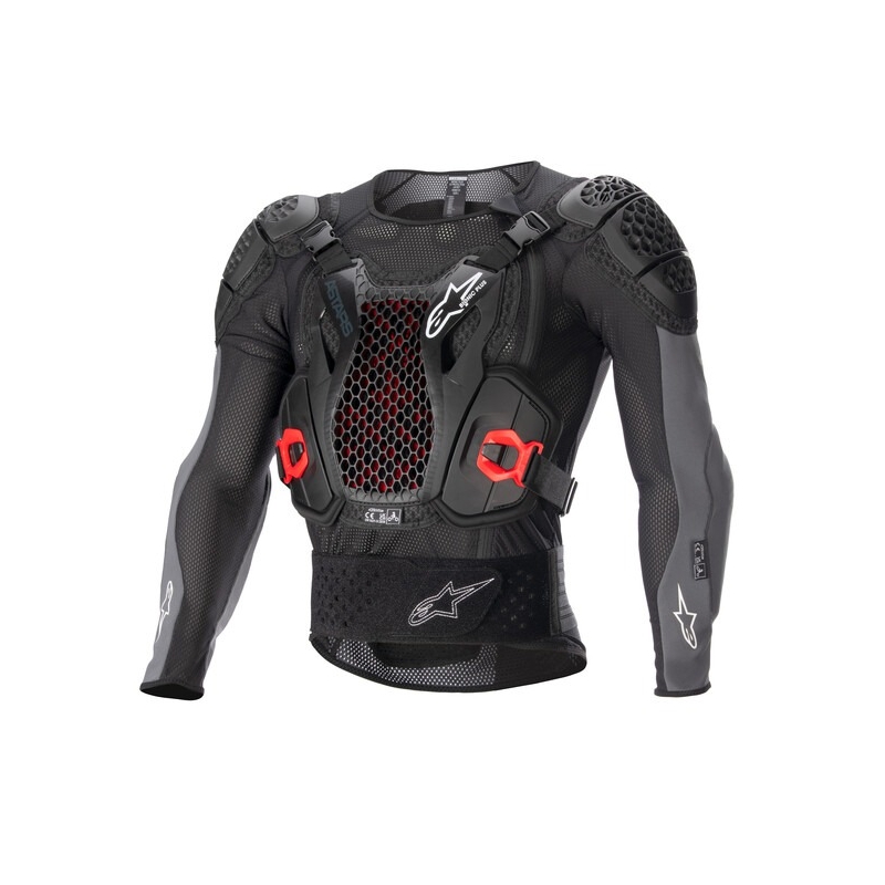 Alpinestars Bionic Plus 2 sort-grå-rød kropsbeskyttelse