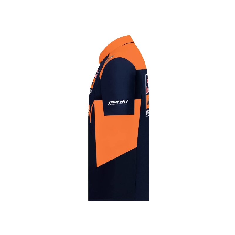 KTM Red Bull Racing Official Teamline-trøje blå-orange udsalg