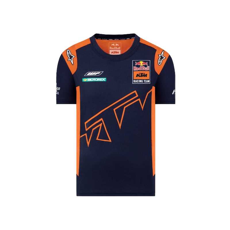 Børne-T-shirt KTM Red Bull Racing Official Teamline blå-orange