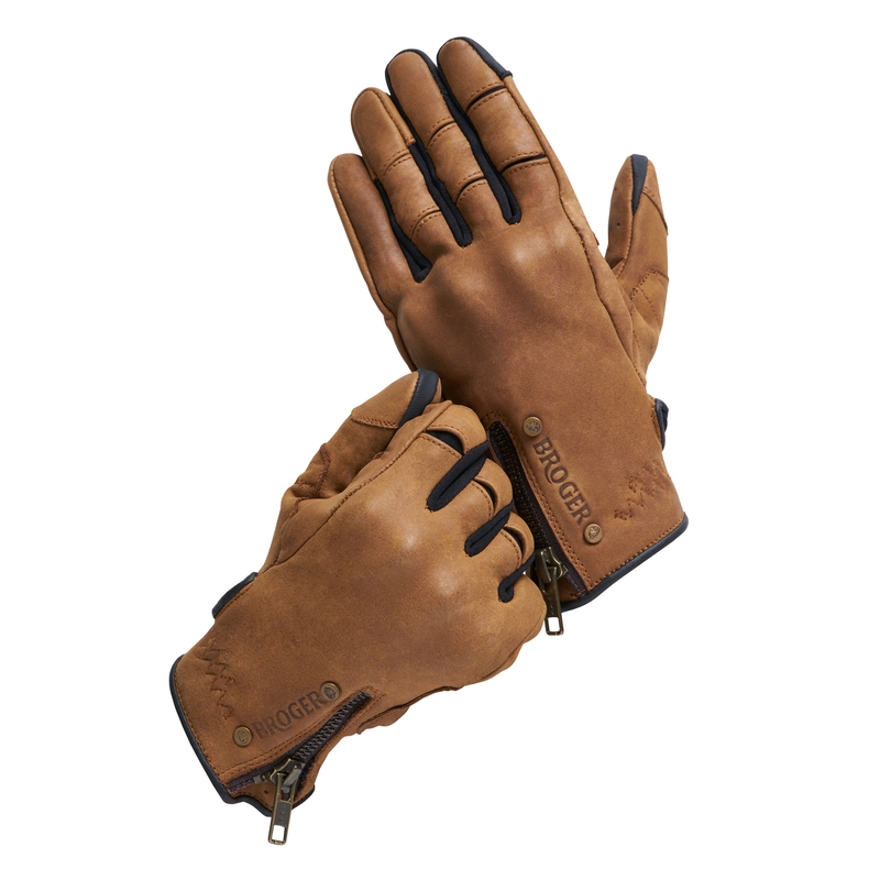 Broger Florida Cognac Brown motorcykelhandsker til kvinder udsalg