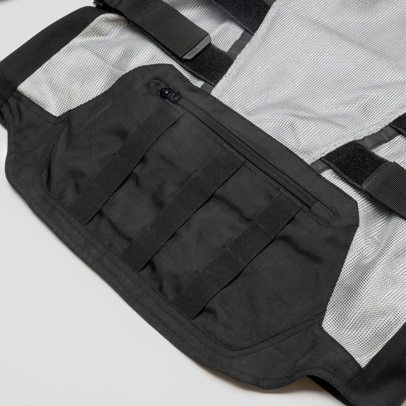 Rebelhorn Scandal II motorcykeljakke sølv-sort